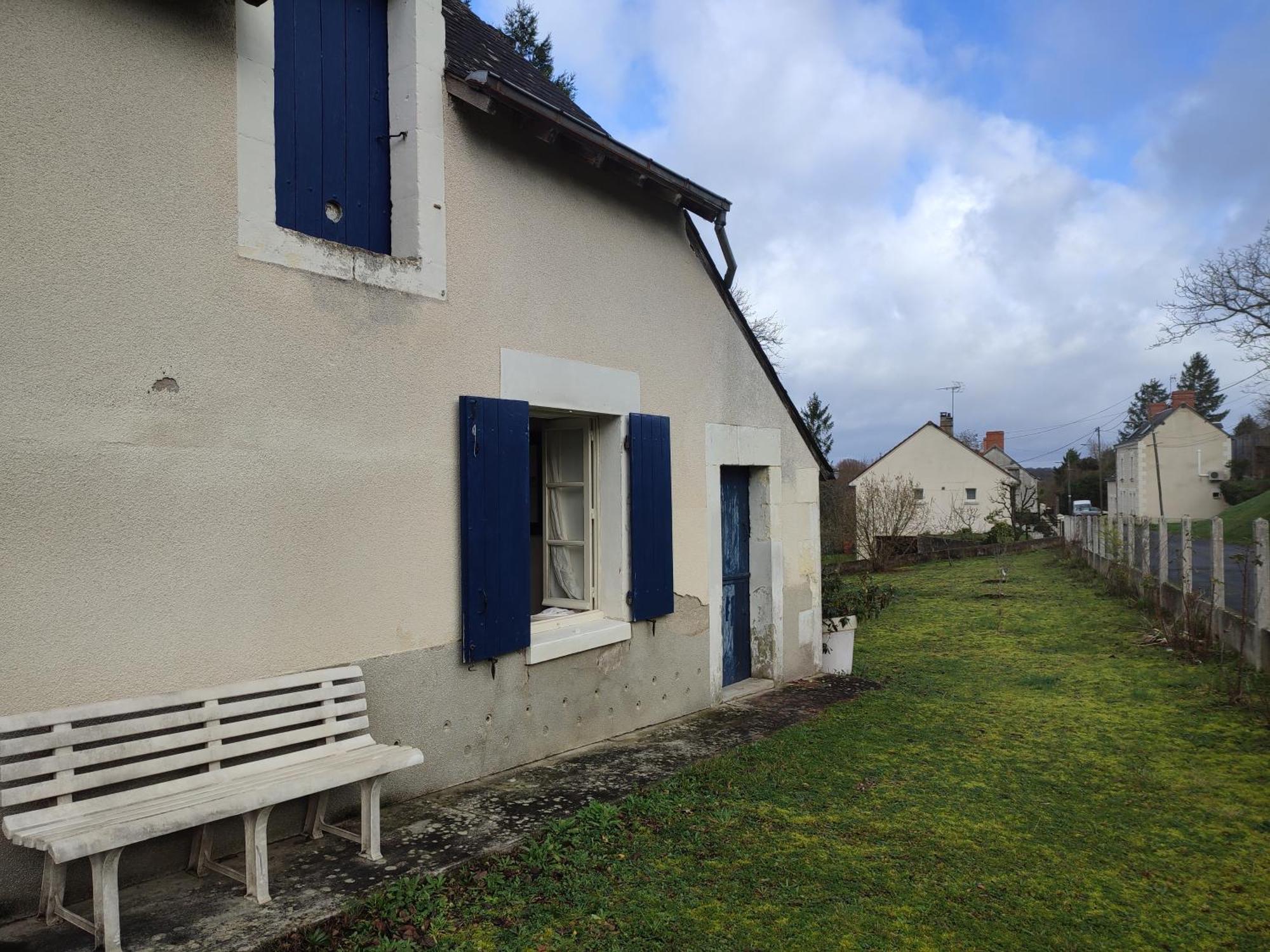 Maison Plain Pied, 2 Chambres, Longere Typique , Fraiche, Dans Bourg Avec Tous Commerces Lucay-le-Male Luaran gambar
