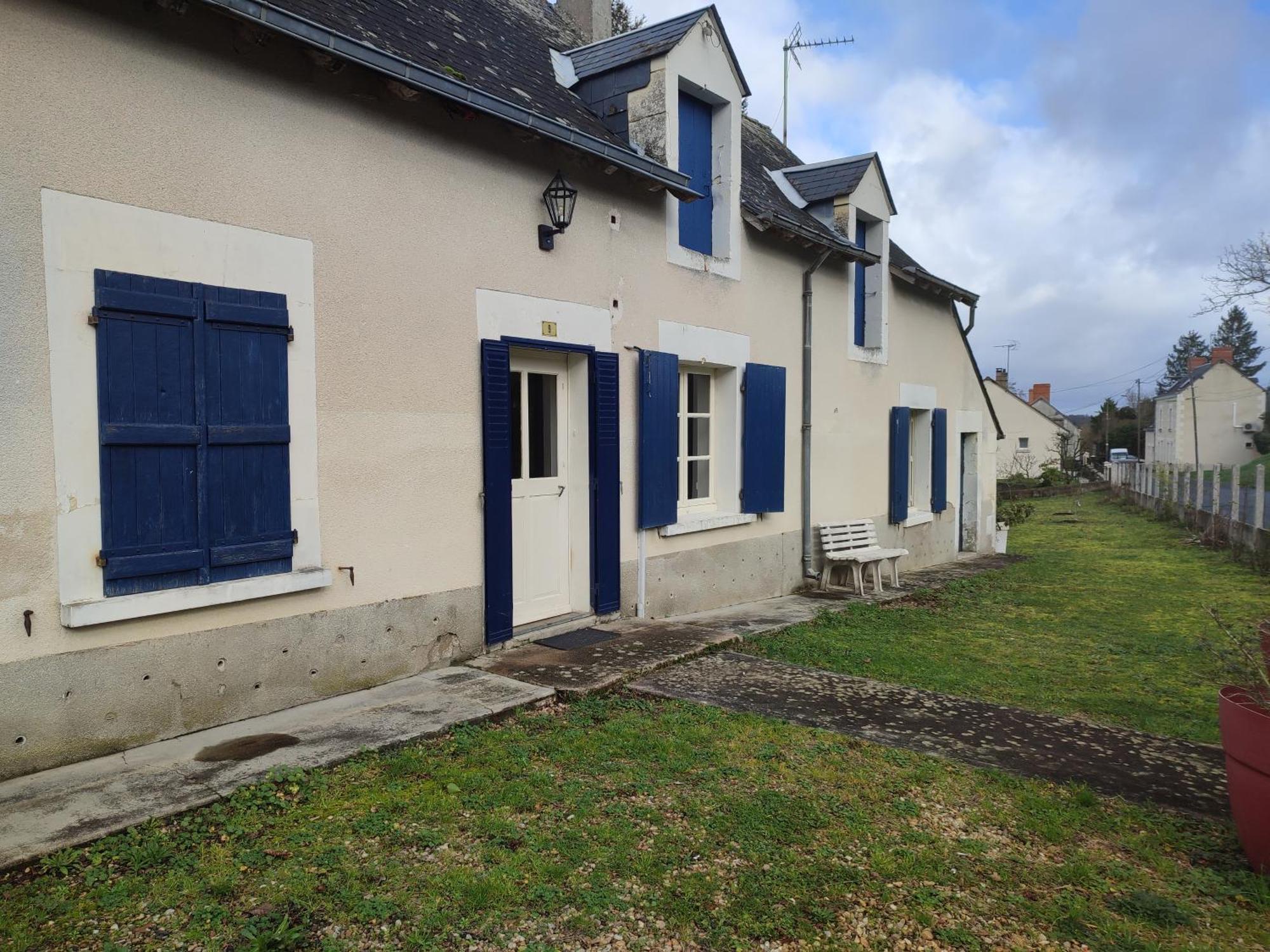 Maison Plain Pied, 2 Chambres, Longere Typique , Fraiche, Dans Bourg Avec Tous Commerces Lucay-le-Male Luaran gambar